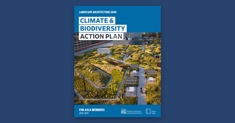 BEACON Quarter Four 2025: Landscape Architecture 2040 Climate and Biodiversity Action Plan cover